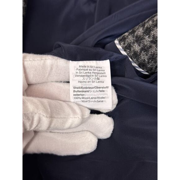 J Crew Parke Blazer 2 Womens Houndstooth Wool Single Button Jacket - Picture 8 of 9